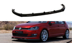 Maxton Parts - Frontlippe passend für VW Golf Mk7 For Sport Pack schwarz Hochglanz