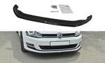 Maxton Parts - Frontlippe passend für VW Golf Mk7 schwarz Hochglanz (VW-GO-7-C-FD1-G)