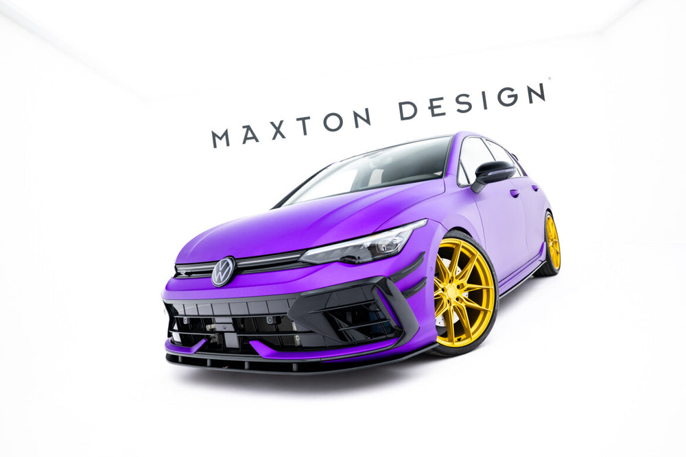 Maxton Parts - Frontlippe passend für VW Golf R Hatchback Mk8 FL schwarz matt