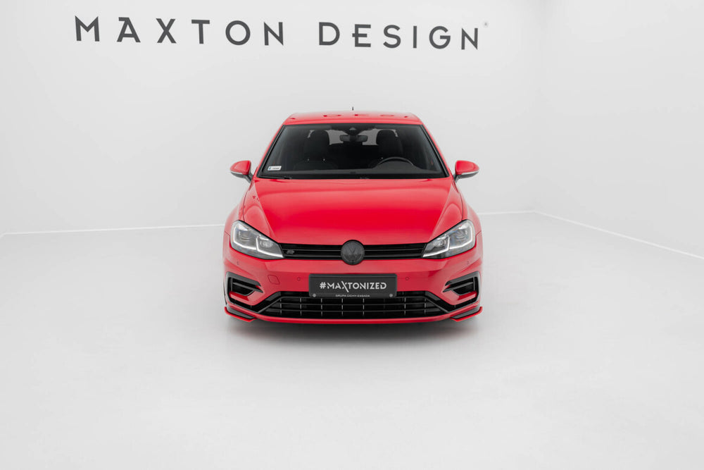 Maxton Parts - Frontlippe passend für VW Golf R / R-Line Mk7 FL rot Hochglanz