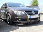Maxton Parts - Frontlippe passend für VW Passat B6 VOTEX schwarz Hochglanz