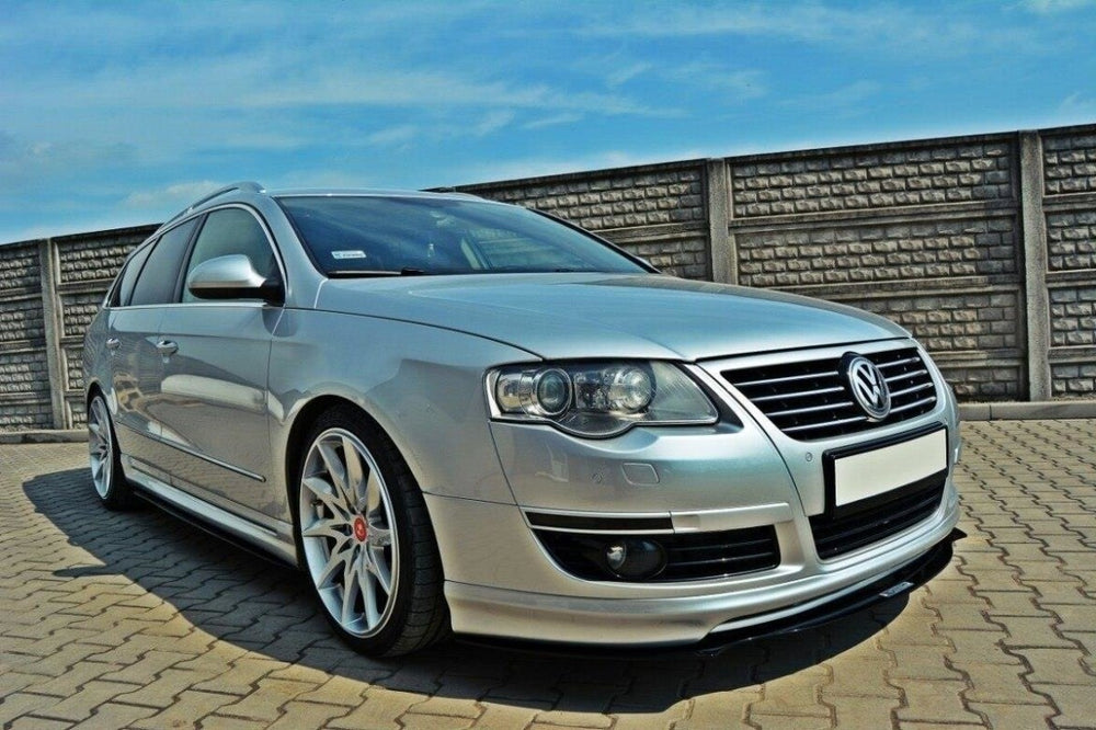 Maxton Parts - Frontlippe passend für VW Passat B6 VOTEX schwarz matt