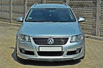 Maxton Parts - Frontlippe passend für VW Passat B6 VOTEX schwarz matt