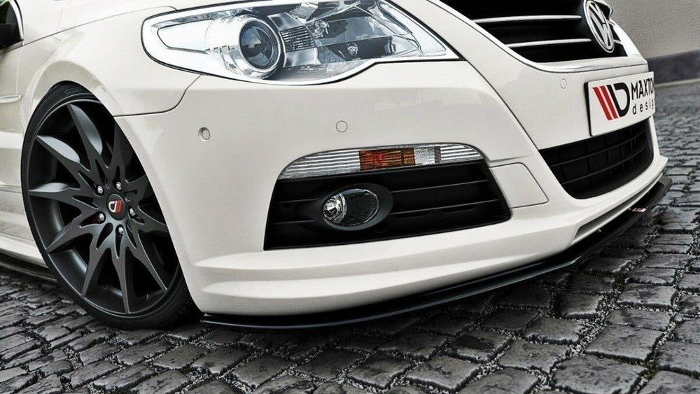 Maxton Parts - Frontlippe passend für VW Passat CC R36 RLINE (vor FL) schwarz Hochglanz