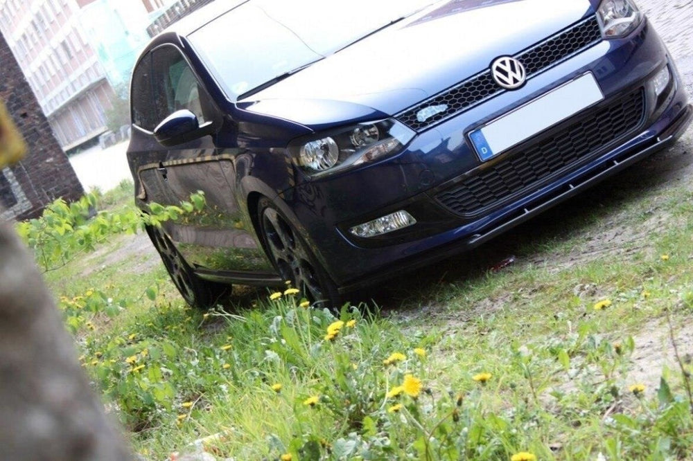 Maxton Parts - Frontlippe passend für VW Polo Mk5 schwarz Hochglanz
