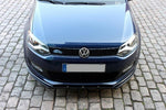 Maxton Parts - Frontlippe passend für VW Polo Mk5 schwarz Hochglanz