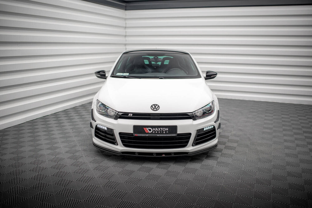 Maxton Parts - Frontlippe passend für VW Scirocco R schwarz Hochglanz