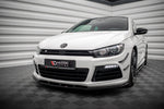 Maxton Parts - Frontlippe passend für VW Scirocco R schwarz Hochglanz
