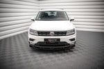 Maxton Parts - Frontlippe passend für VW Tiguan Mk2 schwarz Hochglanz