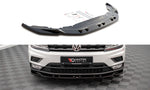 Maxton Parts - Frontlippe passend für VW Tiguan Mk2 schwarz Hochglanz