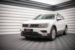 Maxton Parts - Frontlippe passend für VW Tiguan Mk2 schwarz Hochglanz