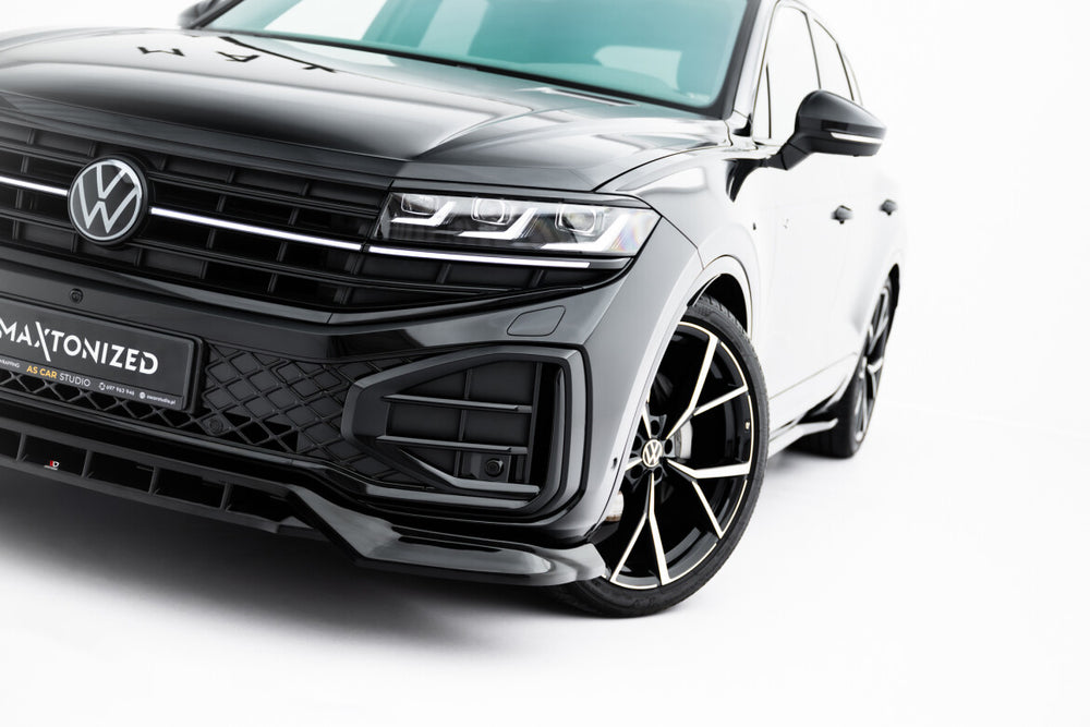 Maxton Parts - Frontlippe passend für VW Touareg R-Line Mk3 FL schwarz Hochglanz