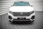 Maxton Parts - Frontlippe passend für VW Touareg R-Line Mk3 schwarz Hochglanz