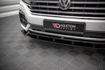 Maxton Parts - Frontlippe passend für VW Touareg R-Line Mk3 schwarz Hochglanz