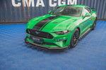 Maxton Parts - Frontlippe V.1 + Flaps passend für Ford Mustang GT Mk6 FL