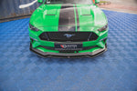 Maxton Parts - Frontlippe V.1 + Flaps passend für Ford Mustang GT Mk6 FL
