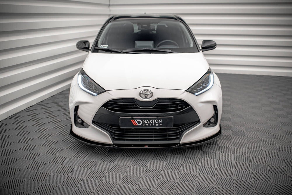 Maxton Parts - Frontlippe V.1 + Flaps passend für Toyota Yaris Mk4