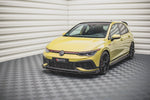 Maxton Parts - Frontlippe V.1 + Flaps passend für VW Golf GTI Clubsport Mk8