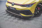 Maxton Parts - Frontlippe V.1 + Flaps passend für VW Golf GTI Clubsport Mk8