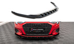 Maxton Parts - Frontlippe V.1 passend für Audi A3 8Y schwarz Hochglanz