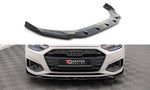 Maxton Parts - Frontlippe V.1 passend für Audi A4 B9 FL schwarz Hochglanz