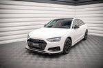 Maxton Parts - Frontlippe V.1 passend für Audi A4 B9 FL schwarz Hochglanz