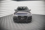 Maxton Parts - Frontlippe V.1 passend für Audi A4 B9 schwarz Hochglanz