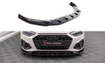 Maxton Parts - Frontlippe V.1 passend für Audi A4 S-Line / S4 B9 FL schwarz Hochglanz