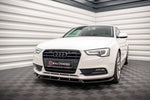 Maxton Parts - Frontlippe V.1 passend für Audi A5 Coupe / Sportback 8T FL schwarz Hochglanz