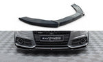 Maxton Parts - Frontlippe V.1 passend für Audi A6 / A6 C7 S-line/ S6 C7 FL schwarz Hochglanz