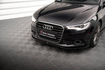 Maxton Parts - Frontlippe V.1 passend für Audi A6 C7 schwarz Hochglanz