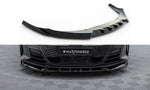 Maxton Parts - Frontlippe V.1 passend für Audi e-Tron GT / RS GT Mk1 schwarz Hochglanz