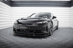 Maxton Parts - Frontlippe V.1 passend für Audi e-Tron GT / RS GT Mk1 schwarz Hochglanz