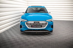 Maxton Parts - Frontlippe V.1 passend für Audi e-tron schwarz Hochglanz