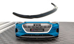 Maxton Parts - Frontlippe V.1 passend für Audi e-tron schwarz Hochglanz