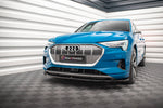 Maxton Parts - Frontlippe V.1 passend für Audi e-tron schwarz Hochglanz