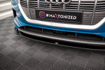 Maxton Parts - Frontlippe V.1 passend für Audi e-tron schwarz Hochglanz