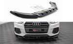 Maxton Parts - Frontlippe V.1 passend für Audi Q3 Sport 8U FL schwarz Hochglanz