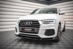 Maxton Parts - Frontlippe V.1 passend für Audi Q3 Sport 8U FL schwarz Hochglanz