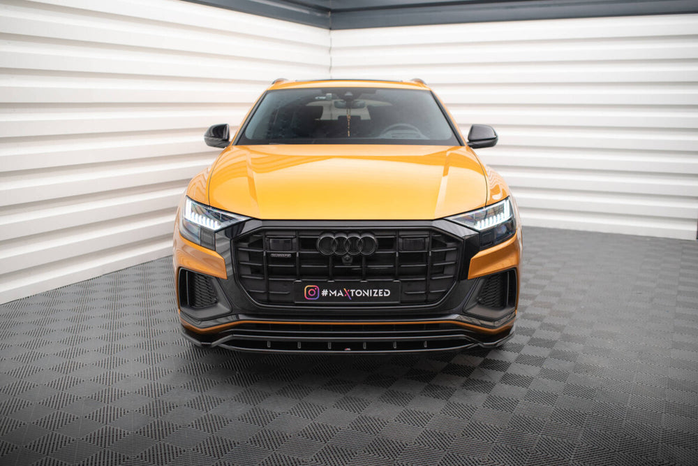 Maxton Parts - Frontlippe V.1 passend für Audi Q8 S-line / SQ8 Mk1 schwarz Hochglanz
