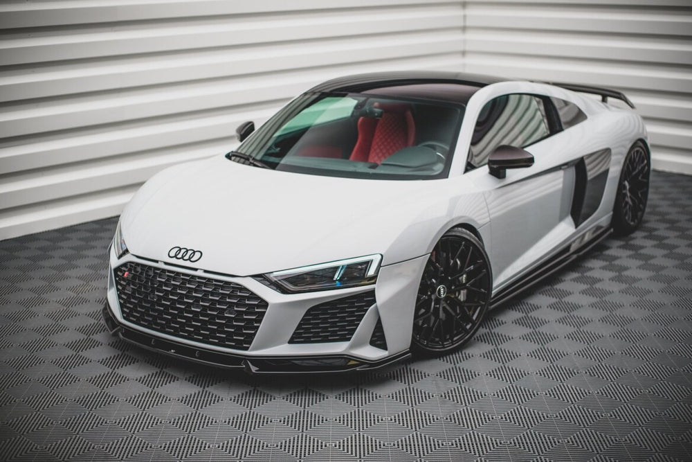 Maxton Parts - Frontlippe V.1 passend für Audi R8 Mk2 FL schwarz Hochglanz