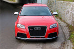 Maxton Parts - Frontlippe V.1 passend für Audi RS3 8P schwarz Hochglanz