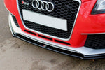 Maxton Parts - Frontlippe V.1 passend für Audi RS3 8P schwarz Hochglanz
