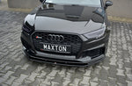 Maxton Parts - Frontlippe V.1 passend für Audi RS3 Sportback 8V FL schwarz Hochglanz