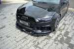 Maxton Parts - Frontlippe V.1 passend für Audi RS3 Sportback 8V FL schwarz matt