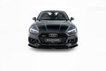 Maxton Parts - Frontlippe V.1 passend für Audi RS5 Coupe / Sportback F5 schwarz matt