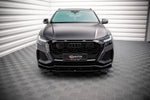 Maxton Parts - Frontlippe V.1 passend für Audi RSQ8 Mk1 schwarz Hochglanz
