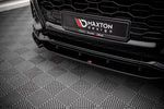 Maxton Parts - Frontlippe V.1 passend für Audi RSQ8 Mk1 schwarz Hochglanz