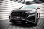 Maxton Parts - Frontlippe V.1 passend für Audi RSQ8 Mk1 schwarz Hochglanz