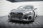 Maxton Parts - Frontlippe V.1 passend für Audi S5 / A5 S-Line F5 FL schwarz Hochglanz
